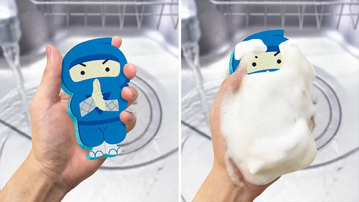 I Came Up With A Ninja Sponge That Can Use Bubble Hiding Techniques