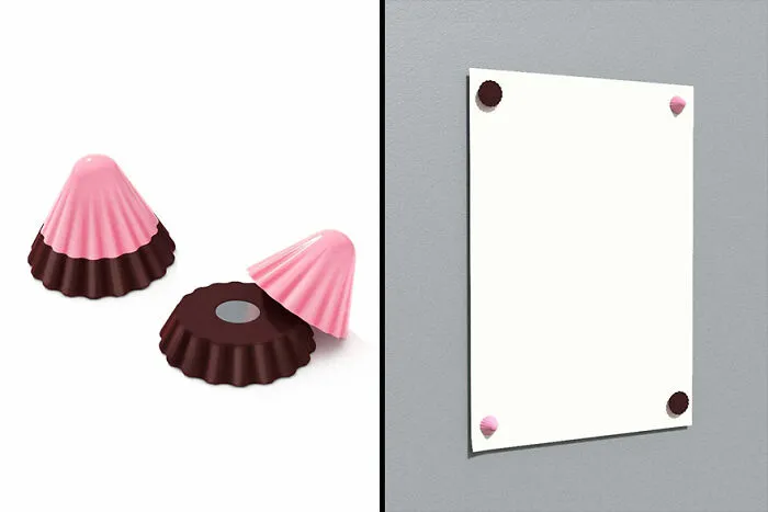We Devised An "Apollo Magnet" That Takes Advantage Of The Property That Apollo Splits. One Piece Is Enough To Hold The Paper In Place