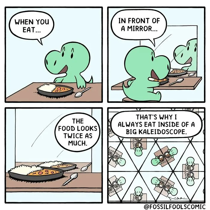 Artist Reveals What The Daily Life Of Dinosaurs Looked Like (35 New Comics)