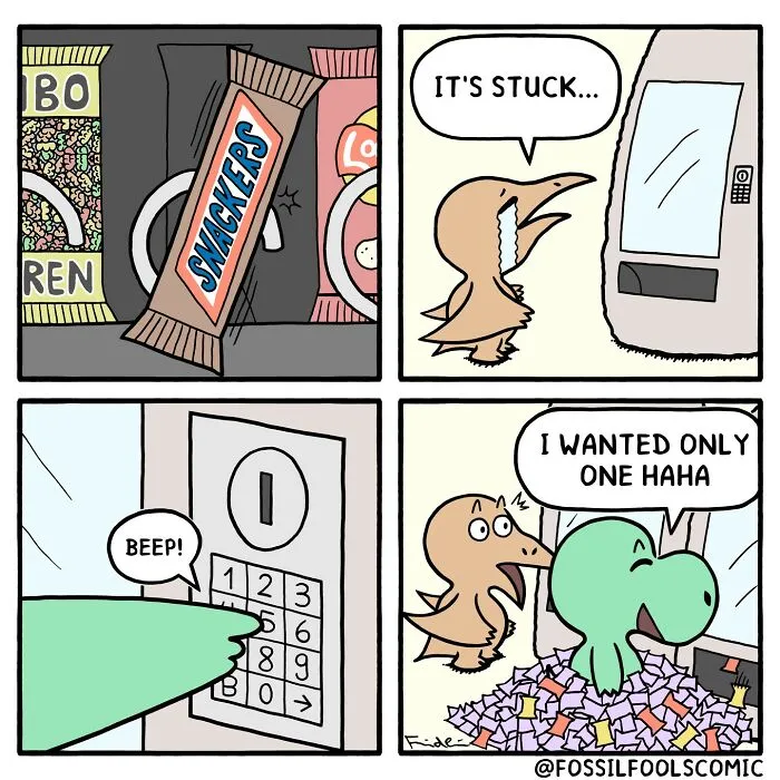 Artist Reveals What The Daily Life Of Dinosaurs Looked Like (35 New Comics)
