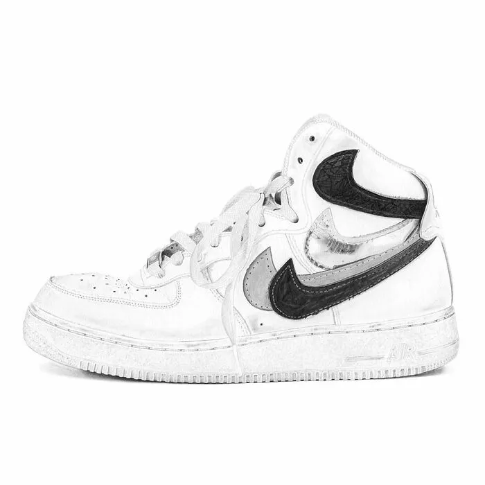30 Hyper-Realistic Drawings Of Sneakers That Might Make You Think They're Photos