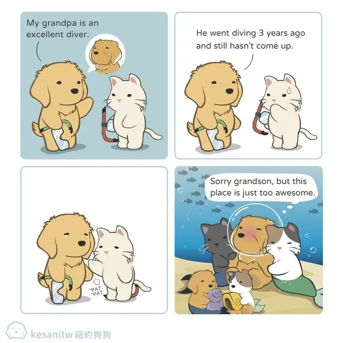 23 New Fun Comics By Kesanitw Featuring Cute Human-Like Animals