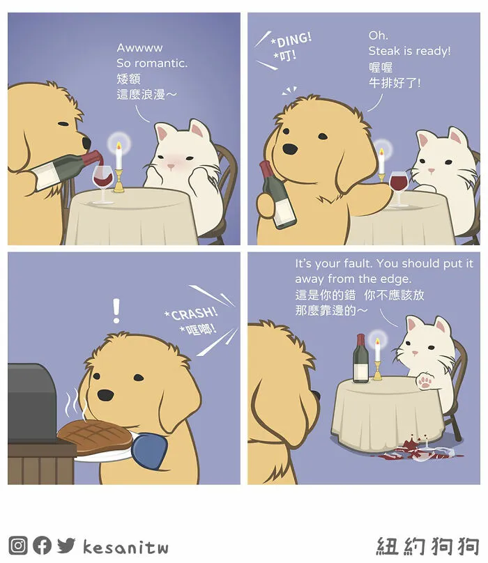 23 New Fun Comics By Kesanitw Featuring Cute Human-Like Animals