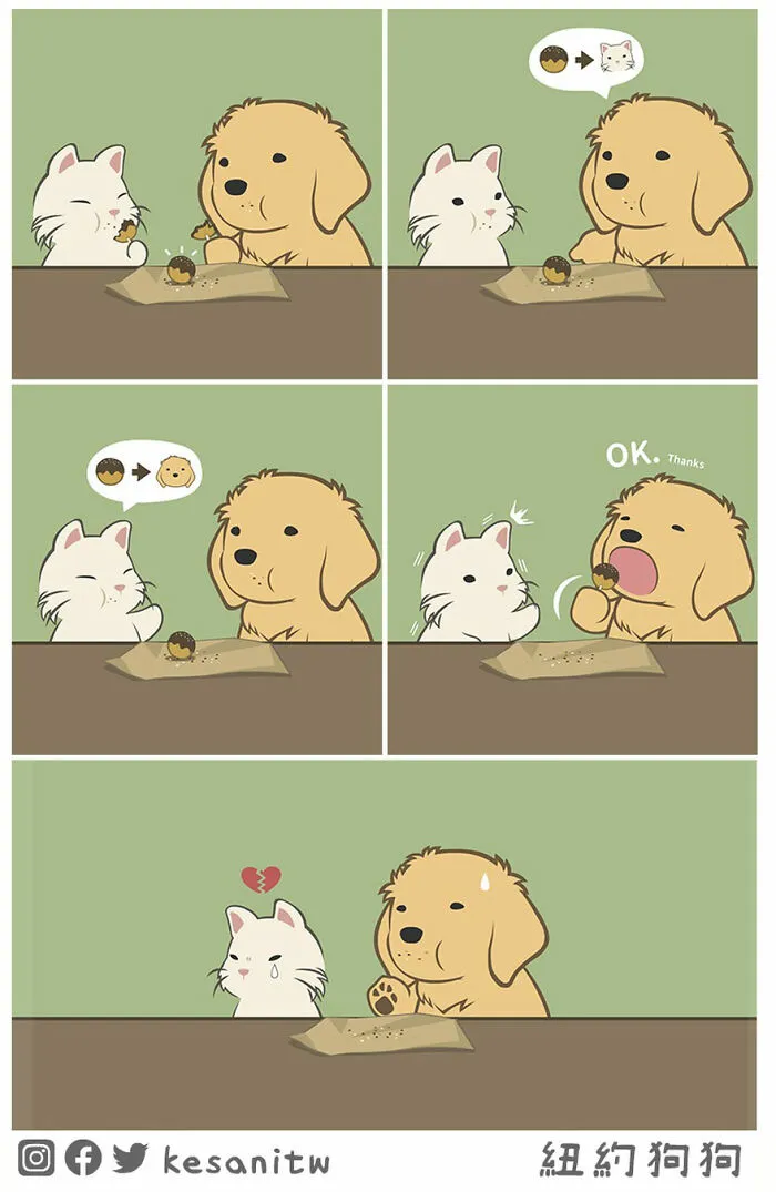 23 New Fun Comics By Kesanitw Featuring Cute Human-Like Animals