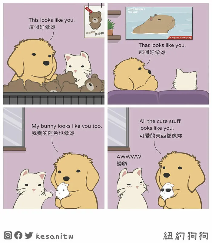 23 New Fun Comics By Kesanitw Featuring Cute Human-Like Animals