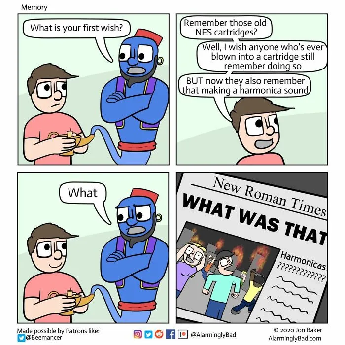 This Creator's Love For Art Was Reborn When He Started Making These Comic Strips Called 'Alarmingly Bad' (56 New Pics)