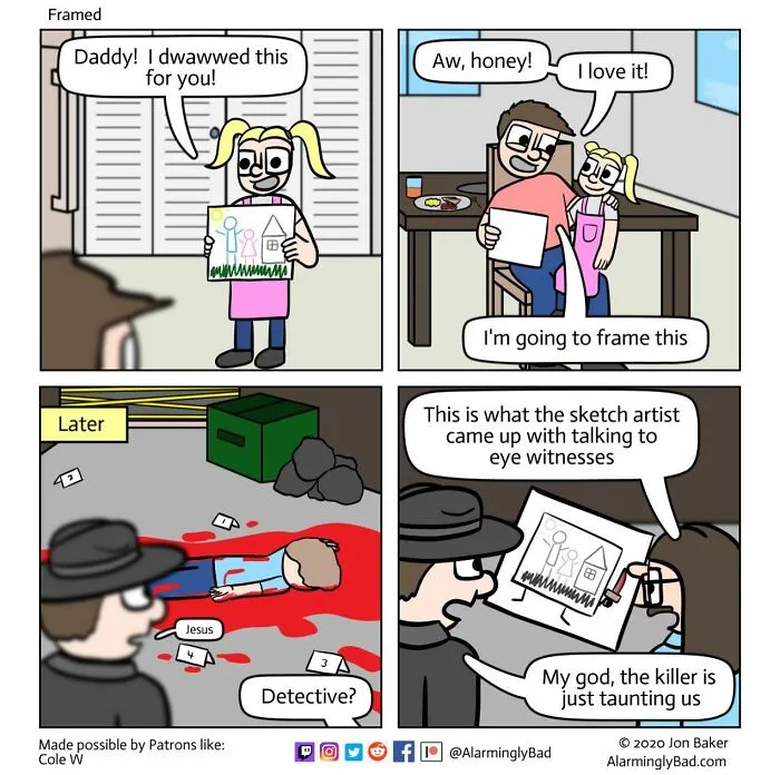 This Creator's Love For Art Was Reborn When He Started Making These Comic Strips Called 'Alarmingly Bad' (56 New Pics)