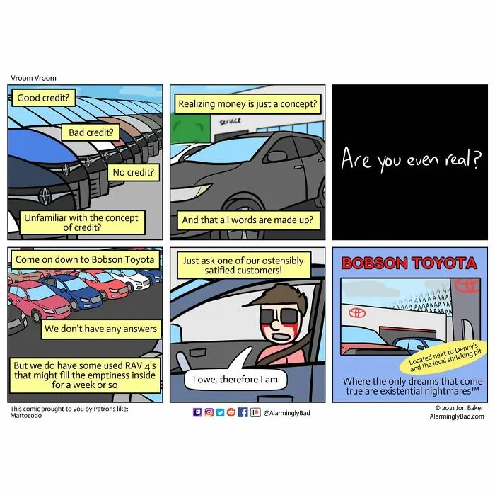 This Creator's Love For Art Was Reborn When He Started Making These Comic Strips Called 'Alarmingly Bad' (56 New Pics)
