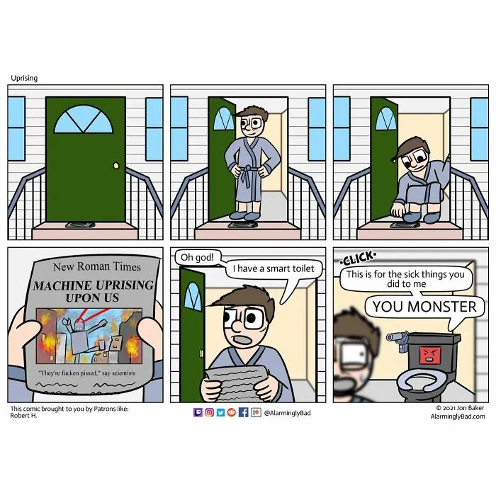 This Creator's Love For Art Was Reborn When He Started Making These Comic Strips Called 'Alarmingly Bad' (56 New Pics)