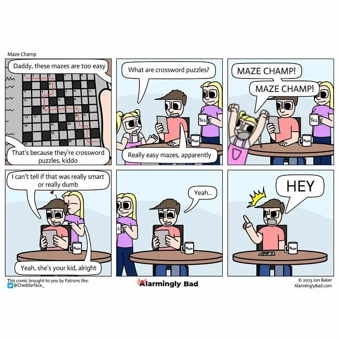 This Creator's Love For Art Was Reborn When He Started Making These Comic Strips Called 'Alarmingly Bad' (56 New Pics)