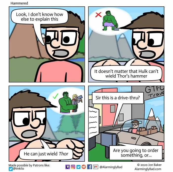 This Creator's Love For Art Was Reborn When He Started Making These Comic Strips Called 'Alarmingly Bad' (56 New Pics)
