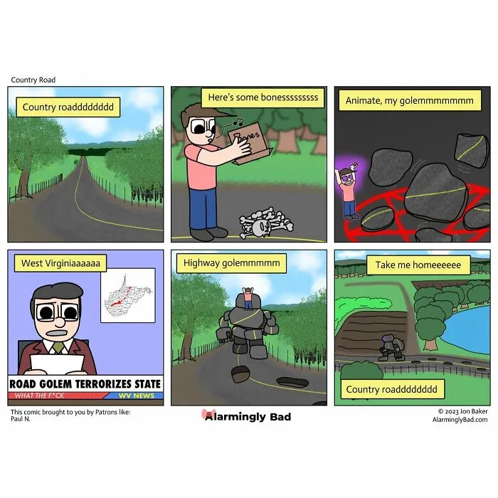 This Creator's Love For Art Was Reborn When He Started Making These Comic Strips Called 'Alarmingly Bad' (56 New Pics)
