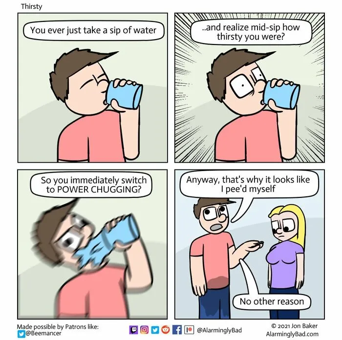 This Creator's Love For Art Was Reborn When He Started Making These Comic Strips Called 'Alarmingly Bad' (56 New Pics)