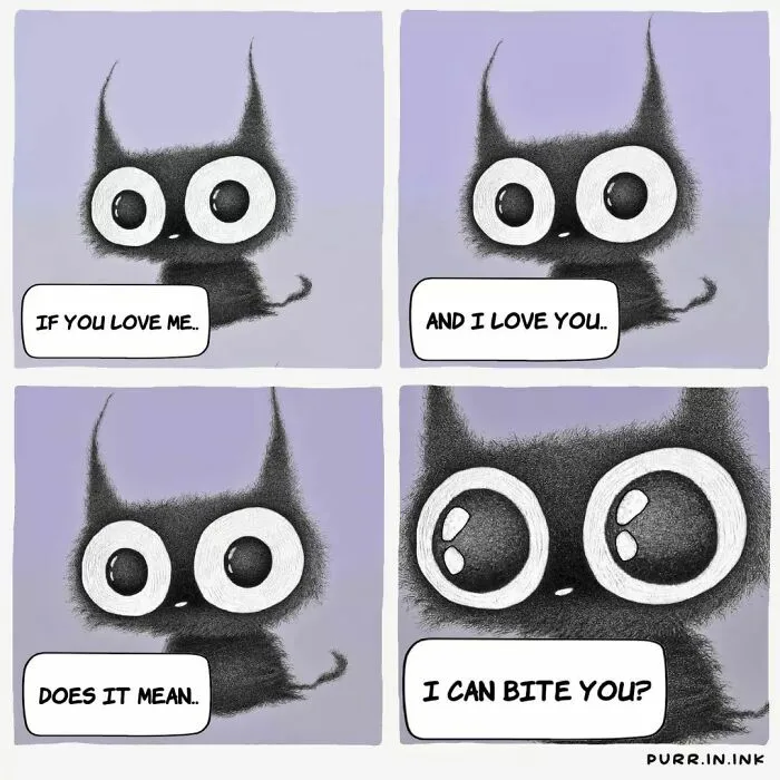30 Times This Artist Made Illustrations That Capture The Essence Of Cats Perfectly (New Pics)