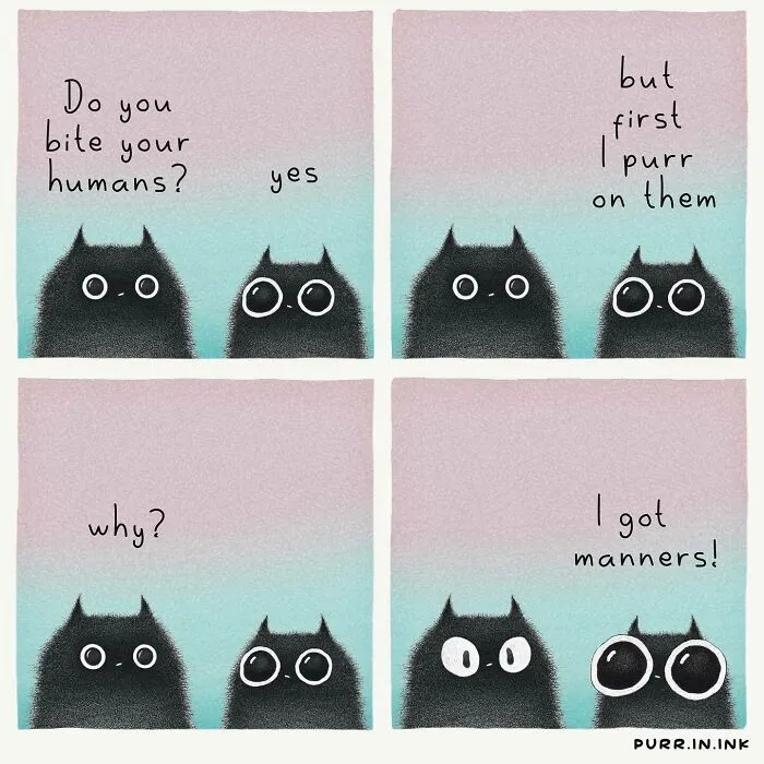 30 Times This Artist Made Illustrations That Capture The Essence Of Cats Perfectly (New Pics)