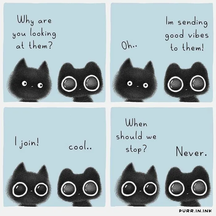 30 Times This Artist Made Illustrations That Capture The Essence Of Cats Perfectly (New Pics)