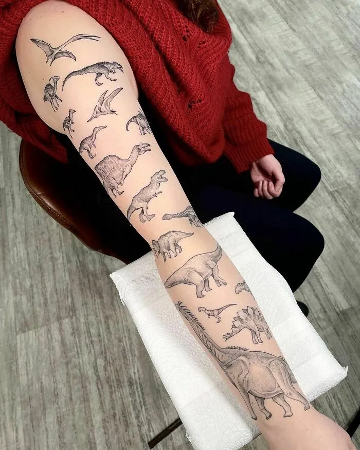 Dinosaur Sleeve
