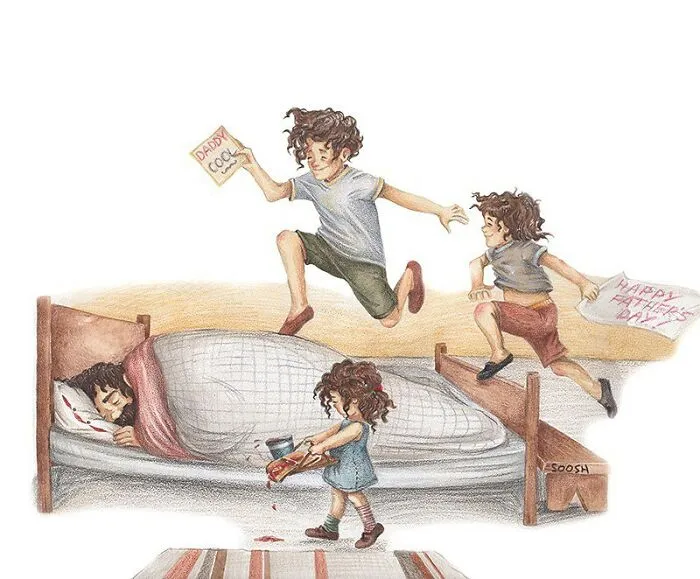 35 Heartwarming Illustrations By This Artist That Show The Best Of Being Human