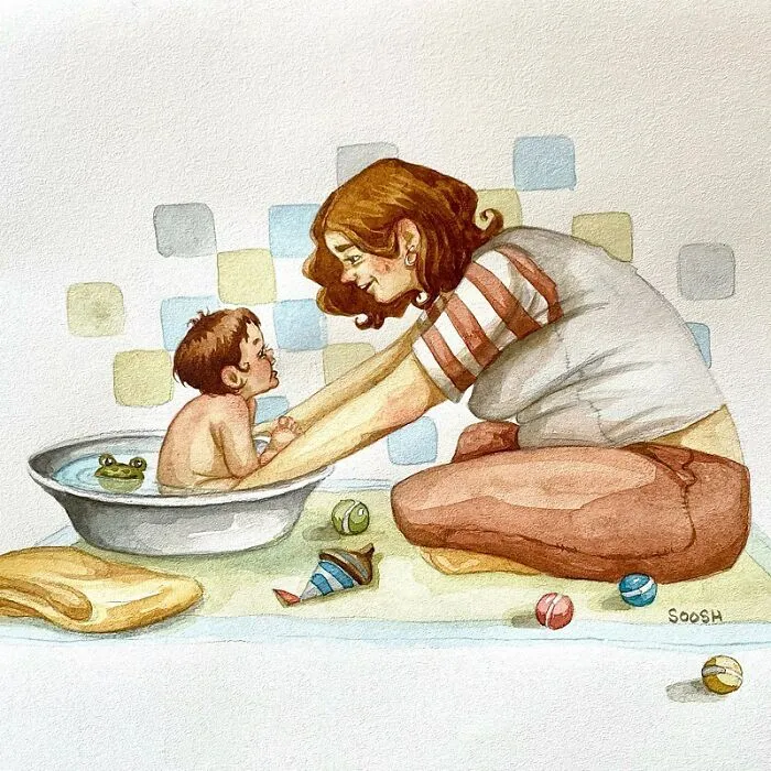 35 Heartwarming Illustrations By This Artist That Show The Best Of Being Human