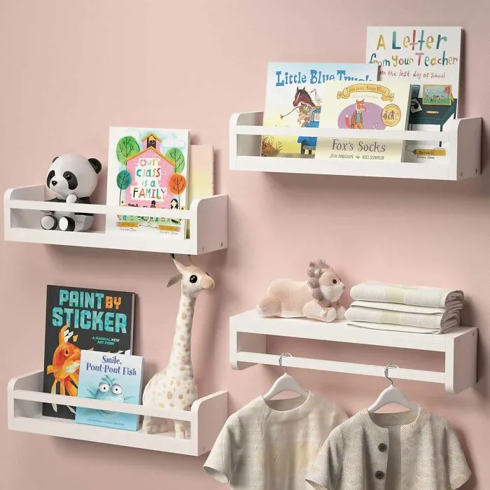 Floating Shelves For Stuffed Animal Storage