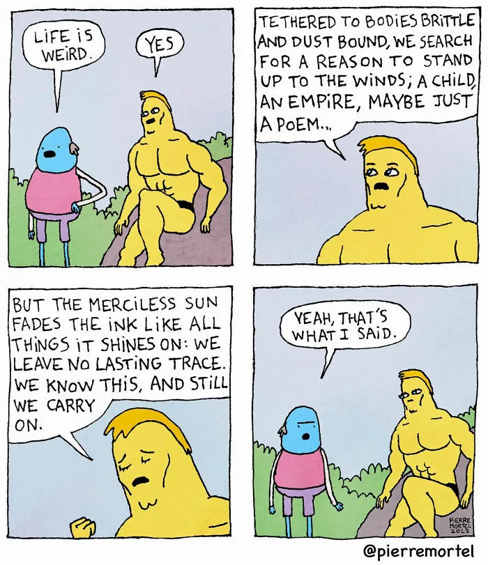 30 Quirky Comics That Dabble In The Ridiculousness Of Life By Pierre Mortel