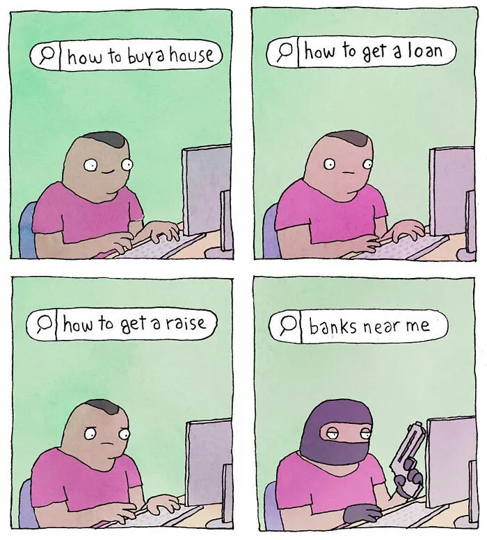 30 Quirky Comics That Dabble In The Ridiculousness Of Life By Pierre Mortel