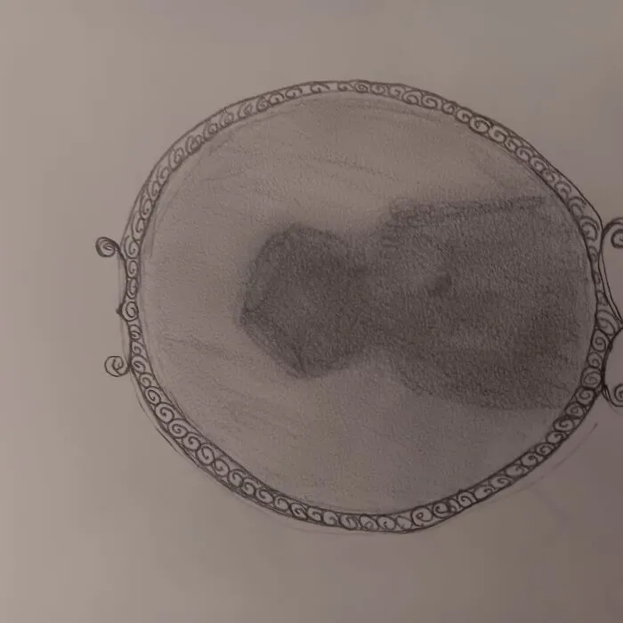 I Drawed A Mirror Showing The True Monster, Yourself