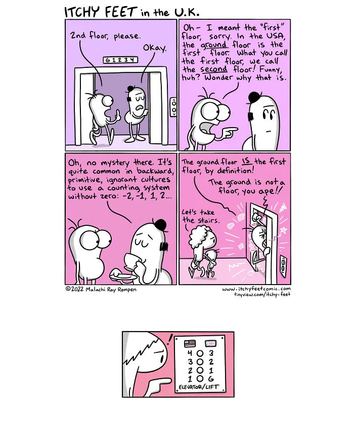 40 Funny Cultural Differences Experienced By Travelers, Depicted By “Itchy Feet Comic” (New Pics)