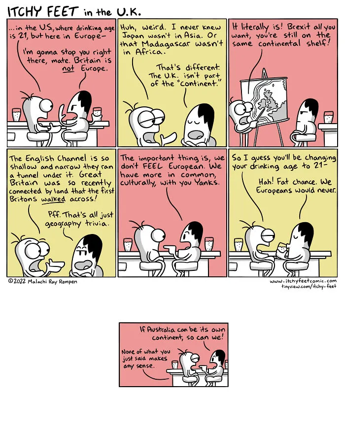40 Funny Cultural Differences Experienced By Travelers, Depicted By “Itchy Feet Comic” (New Pics)
