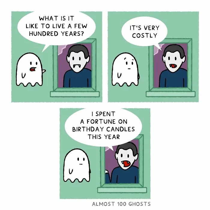 "Almost 100 Ghosts": 30 New Comics Showing What Ghosts Do When We're Not Looking