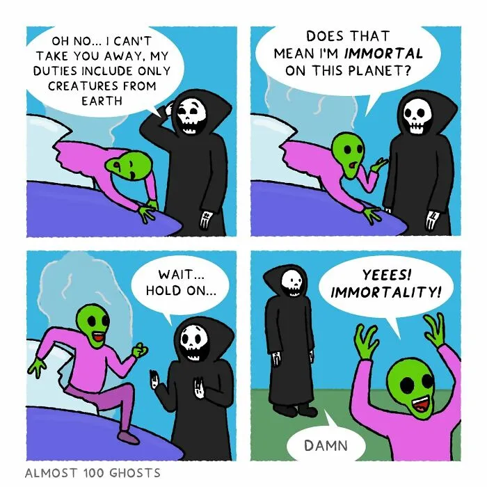 "Almost 100 Ghosts": 30 New Comics Showing What Ghosts Do When We're Not Looking