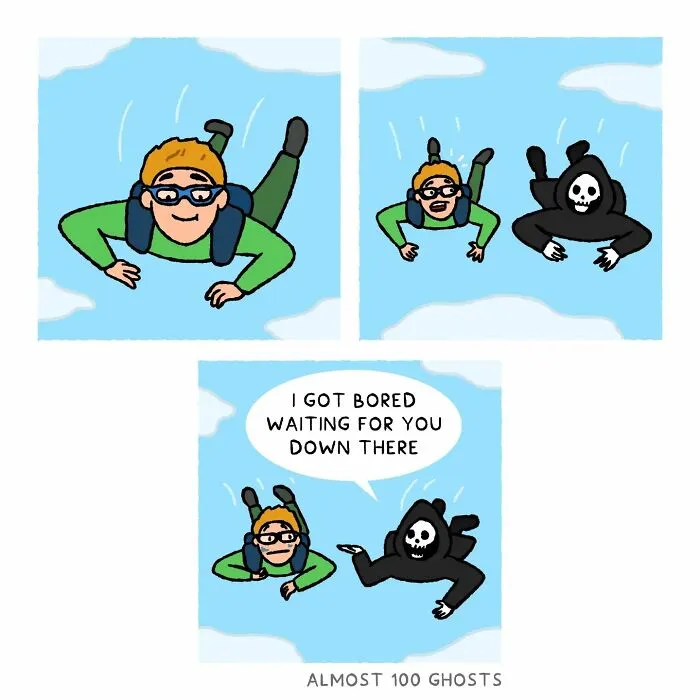 "Almost 100 Ghosts": 30 New Comics Showing What Ghosts Do When We're Not Looking