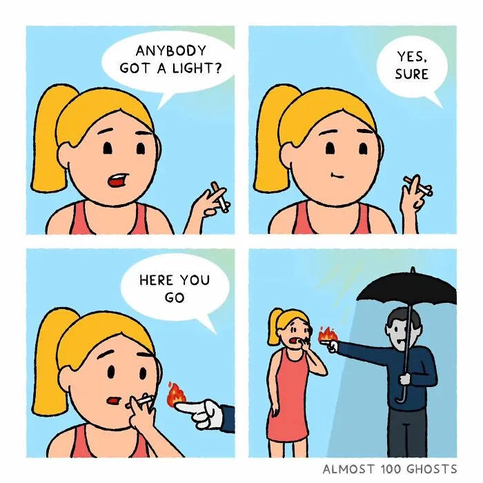 "Almost 100 Ghosts": 30 New Comics Showing What Ghosts Do When We're Not Looking