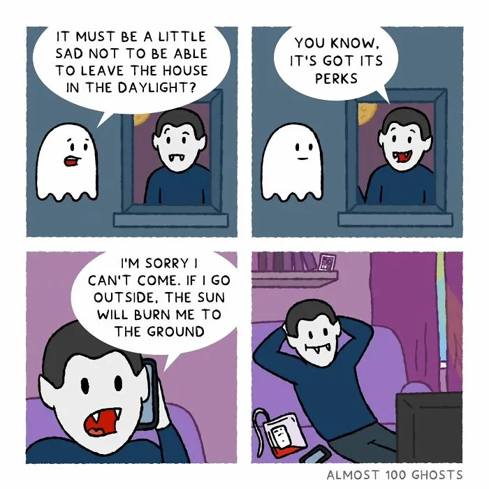 "Almost 100 Ghosts": 30 New Comics Showing What Ghosts Do When We're Not Looking
