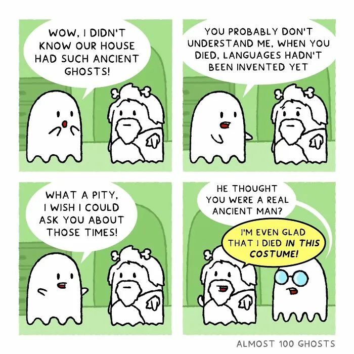 "Almost 100 Ghosts": 30 New Comics Showing What Ghosts Do When We're Not Looking