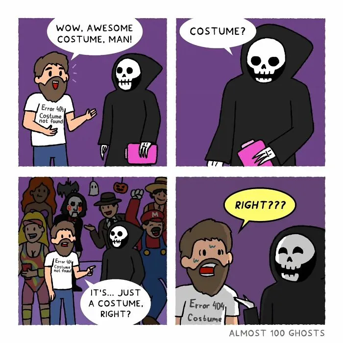 "Almost 100 Ghosts": 30 New Comics Showing What Ghosts Do When We're Not Looking