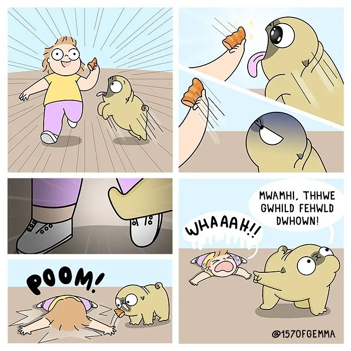 35 Adorable And Funny Comics About An Artist And Her Life With A Cute Pug (New Pics)