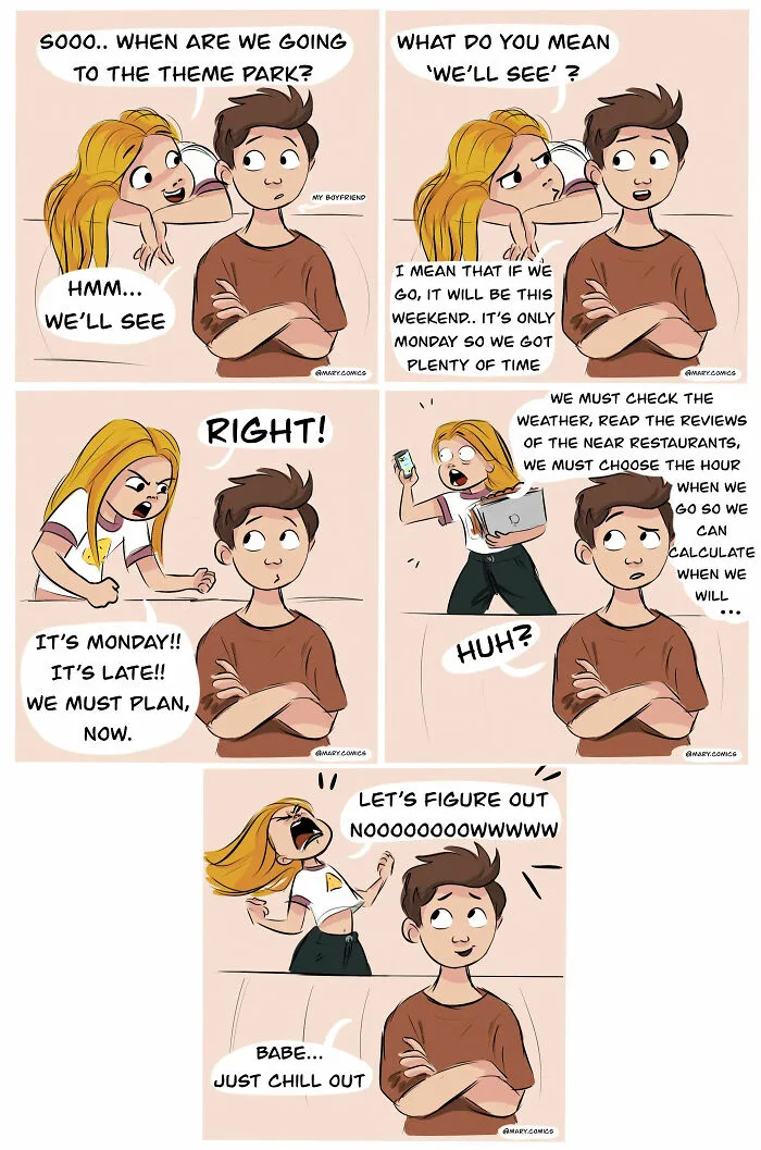 I Created 13 Comics Based On Funny And Relatable Moments In My Relationship