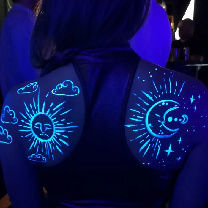 Neon Sun And Moon