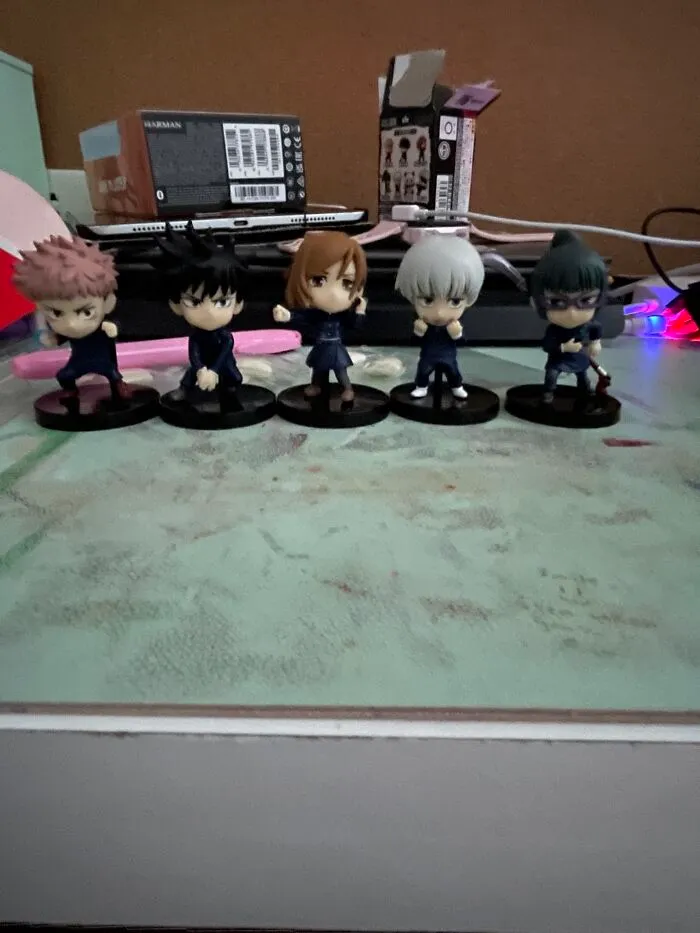 My Sister Got Me Jjk Figurines! (Sorry For The Mess In My Background)