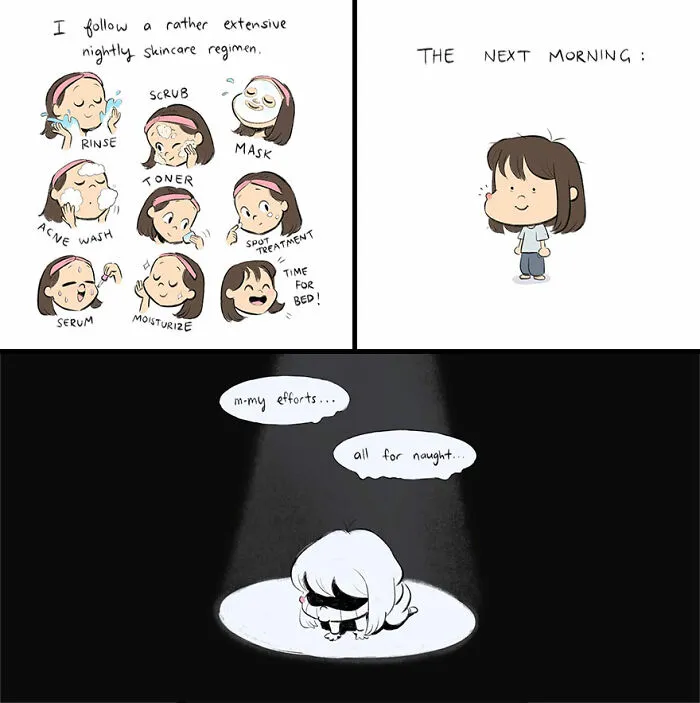 30 Wholesome Comics By This Artist That Many Girls Can Relate To