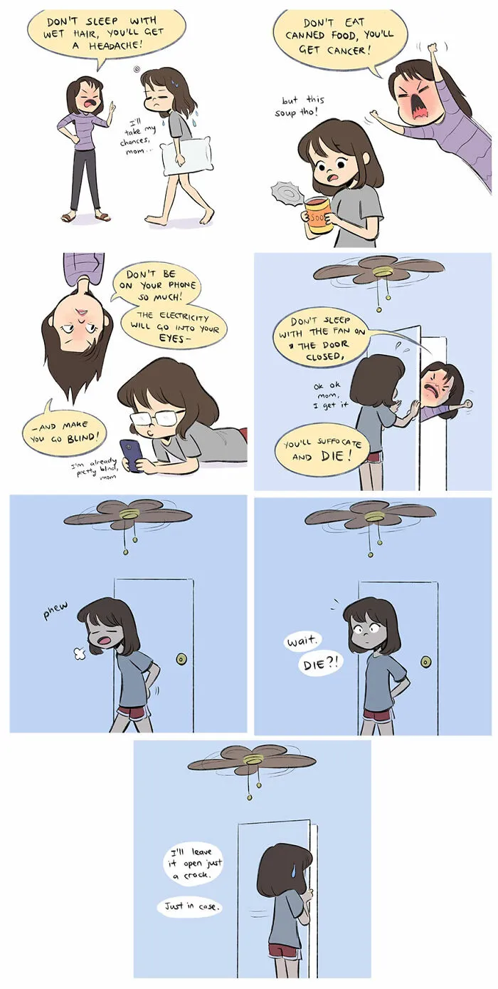 30 Wholesome Comics By This Artist That Many Girls Can Relate To