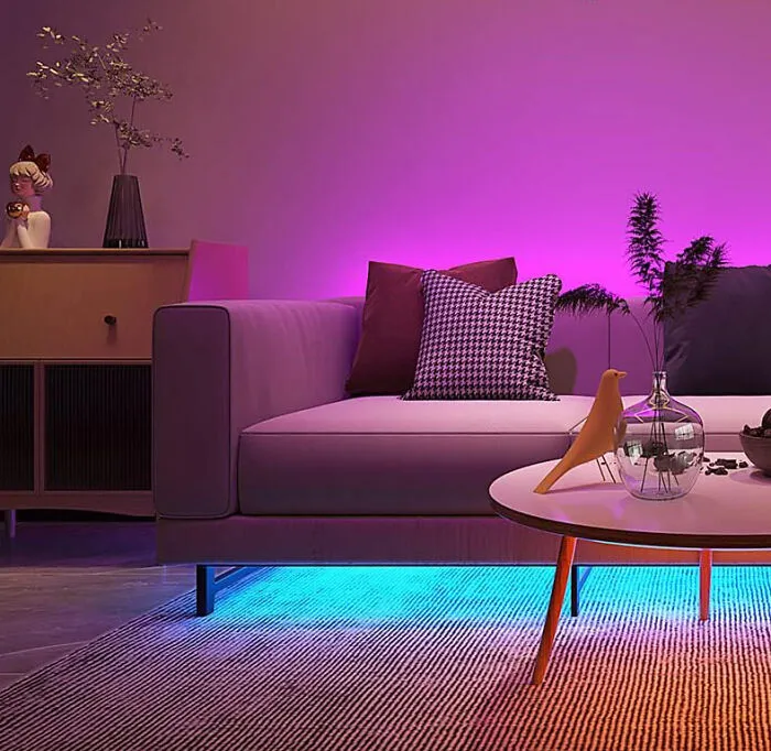 Colorful LED Lights To Create A Vibe