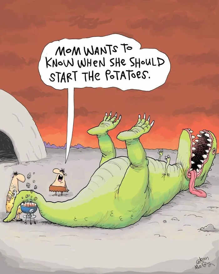Artist Creates Funny One-Panel Comics Capturing The Quirks Of Human Behavior, Animals And More (40 Pics)