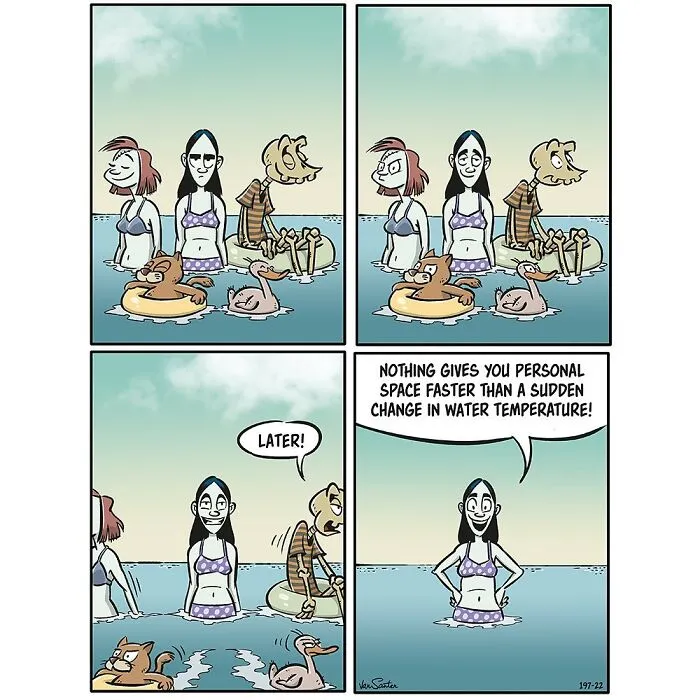 Befriending Death: Hilarious Takes On The Afterlife Through 30 Comics By This Artist (New Pics)