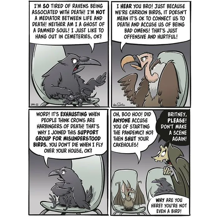Befriending Death: Hilarious Takes On The Afterlife Through 30 Comics By This Artist (New Pics)