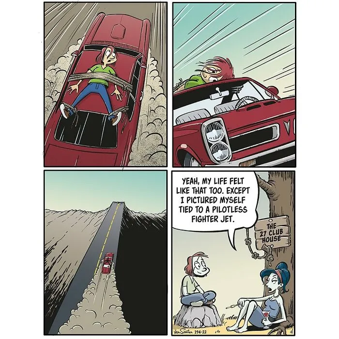 Befriending Death: Hilarious Takes On The Afterlife Through 30 Comics By This Artist (New Pics)
