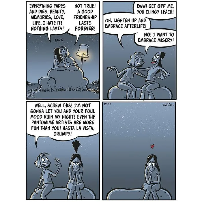 Befriending Death: Hilarious Takes On The Afterlife Through 30 Comics By This Artist (New Pics)