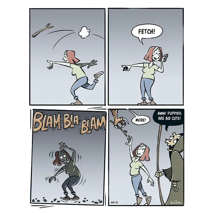 Befriending Death: Hilarious Takes On The Afterlife Through 30 Comics By This Artist (New Pics)