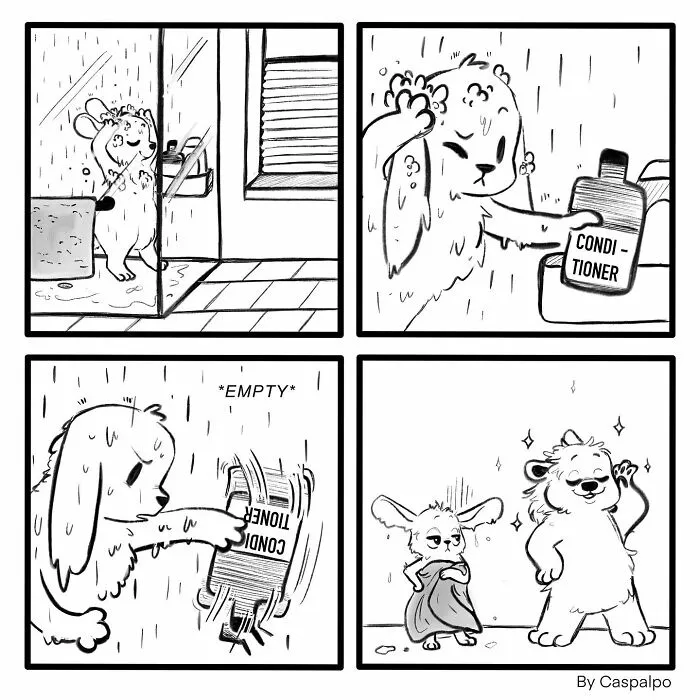 Artist Creates Wholesome Comics Featuring A Bunny And Bear Couple (29 New Pics)
